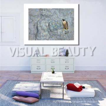 Pintura nua & cópia da lona do falcão, quadro da pintura para a decoração Home